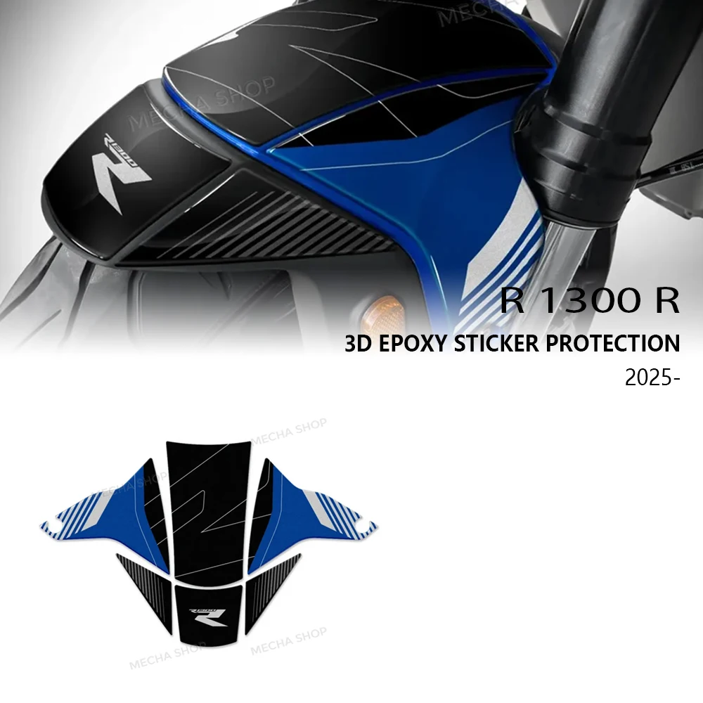 Fender Stickers for R 1300 R 2025 R1300R 2026 3D Resin Sticker Protection Kit Decal