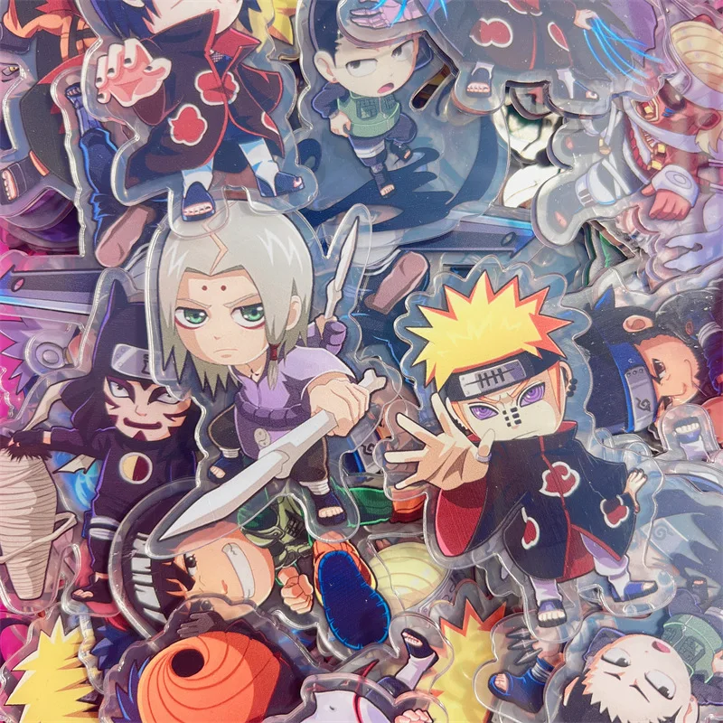 Naruto Acrylic Handmade Patch Double-sided DIY Anime Character Keychain Pendant Accessories Accessories Making Educational Toys