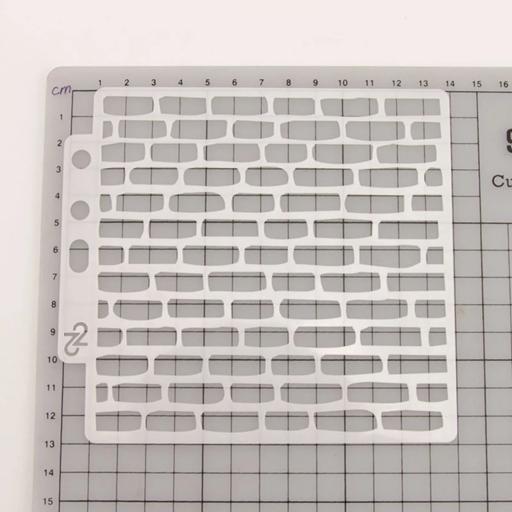 

Assorted Drawing Stencil Patterns Eco-Friendly Plastic Hollow Art Painting Template for Craft Scrapbooking DIY Cake Decor