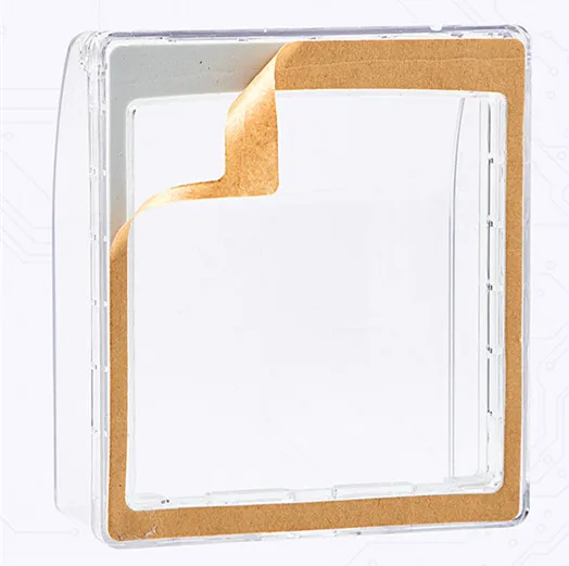 86 type transparent self-adhesive waterproof cover splash box switch panel bathroom toilet waterproof socket protection cover