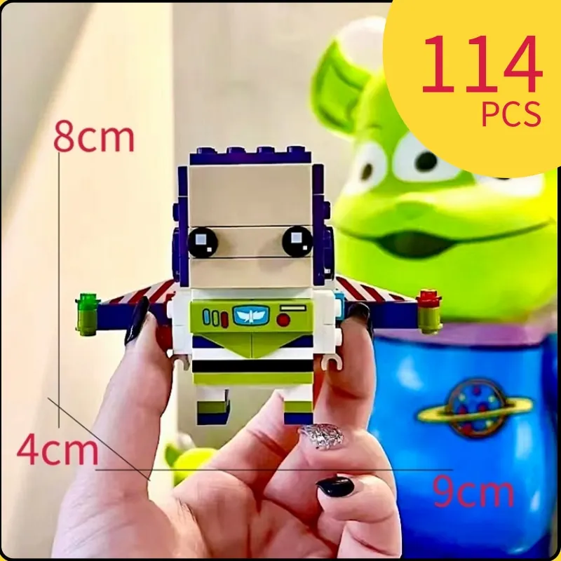 レゴ ブリックヘッズ 40552 象徴的なディズニーとピクサーのバズ・ライトイヤー フィギュア 対象年齢10歳以上 子供の日 誕生日 クリスマスギフト 114ピース