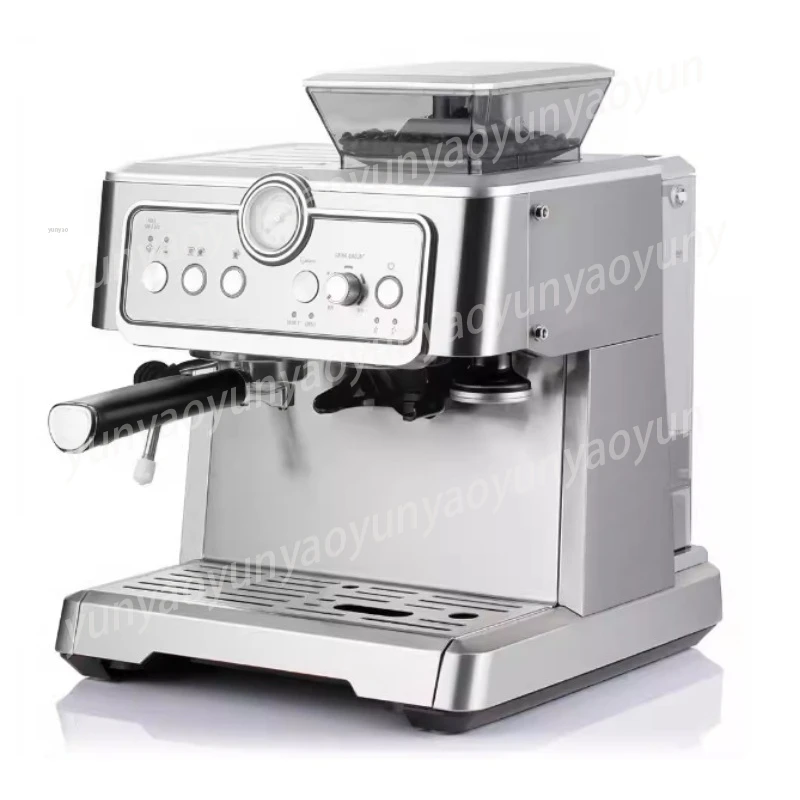 Espresso Machine Grinder Semi Automatic Pump Pressure Coffee Maker Touch Screen Home Office Use