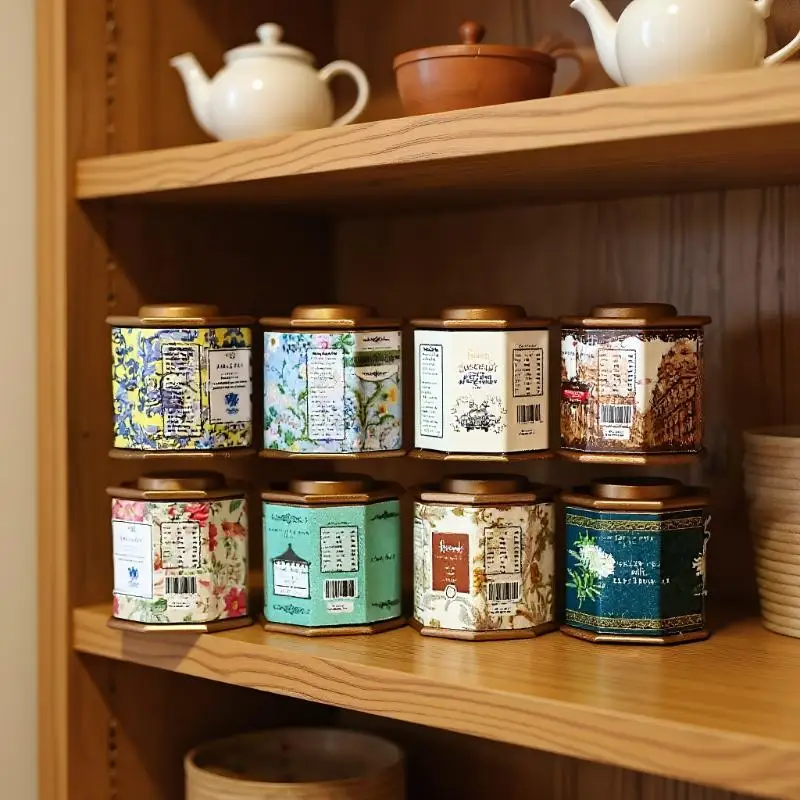 Boîte à thé Miniature échelle 1:12, modèle de café, 1 pièce, décoration de maison de poupée, jouet, pièce de meubles de maison de poupée