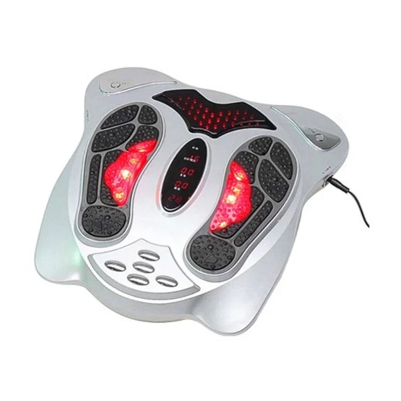 

Electric Foot Massager Machine Heat Far Infrared Acupuncture Shiatsu Feet Massage Blood Circulation Device Body Physical Therapy