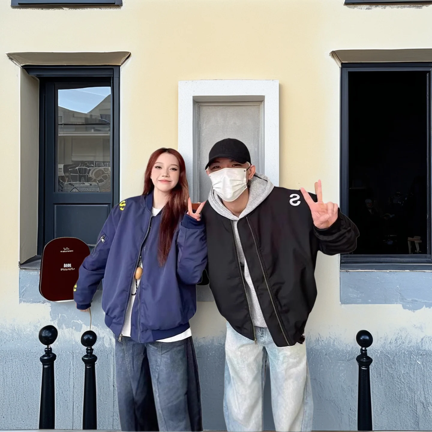 

Уличная одежда American Sle с вышитыми буквами и воротником-стойкой, верхняя одежда из смеси хлопка большого размера на осень