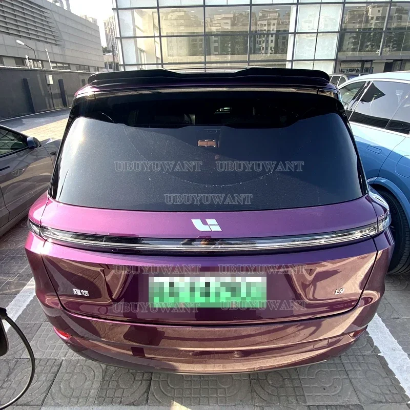 NEW DESIGN Rear Roof Spoiler For  Li Xiang L9 L8 L7 AIR PRO MAX 2022+ Spoiler ABS Gloosy Black Car Tail Wing Decoration