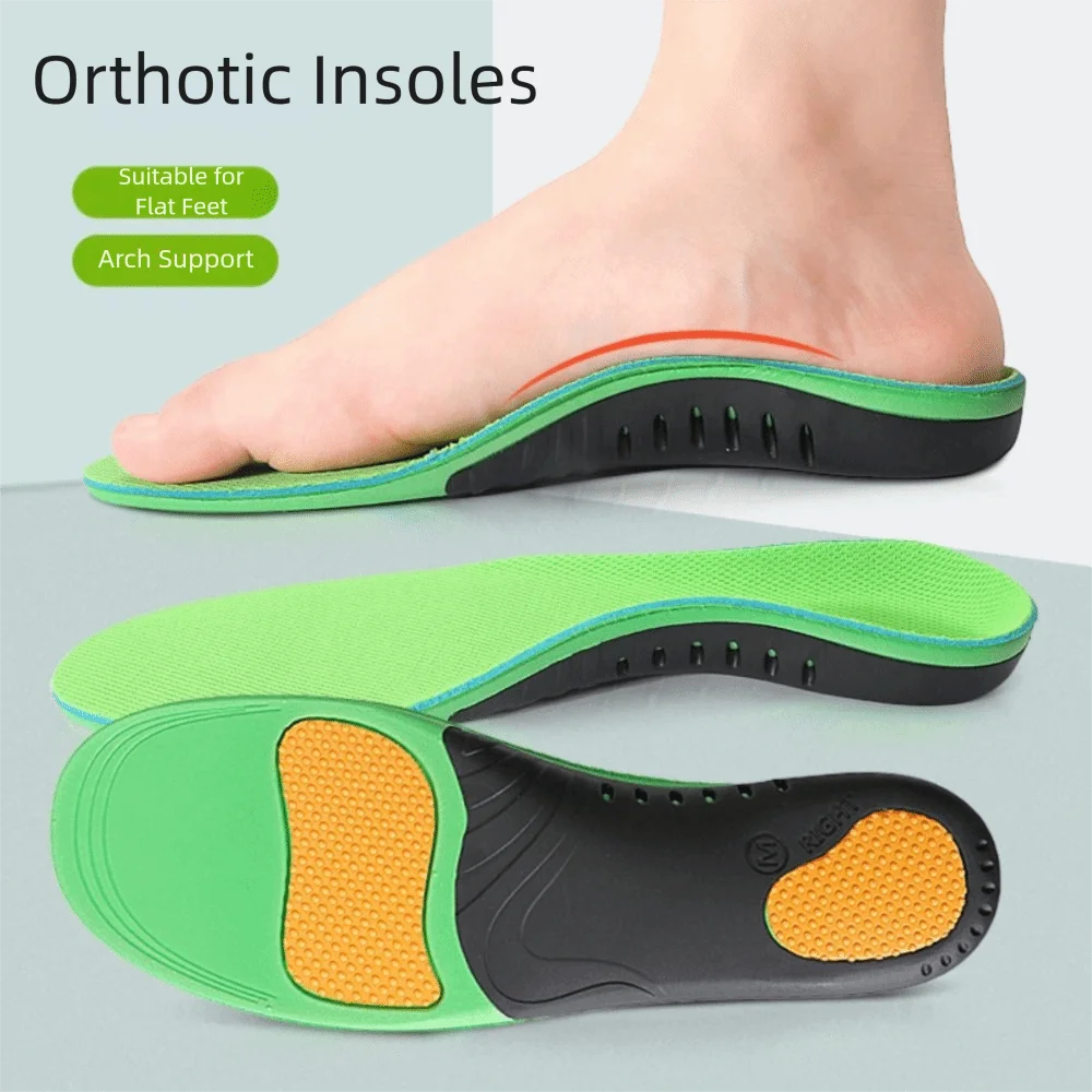 High Elastic Cushion Orthopedic Insoles Flat Arch Support Arch Foot Pad Arch Support Insoles Cuttable Design Sport Arch Support