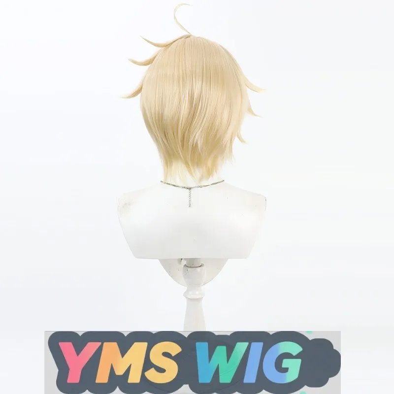 [Peluca YMS]"All The Scum Men Love Me Mouse Cosplay peluca amarilla con punta",