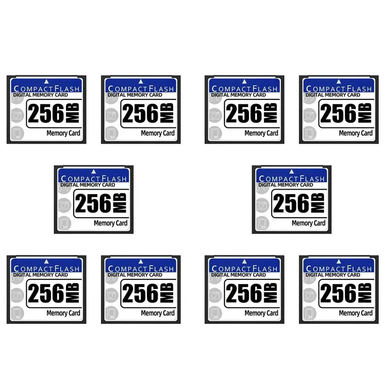 A33T-10X 256MB Compact Flash Memory Card For Camera, Advertising Machine, Industrial Computer Card