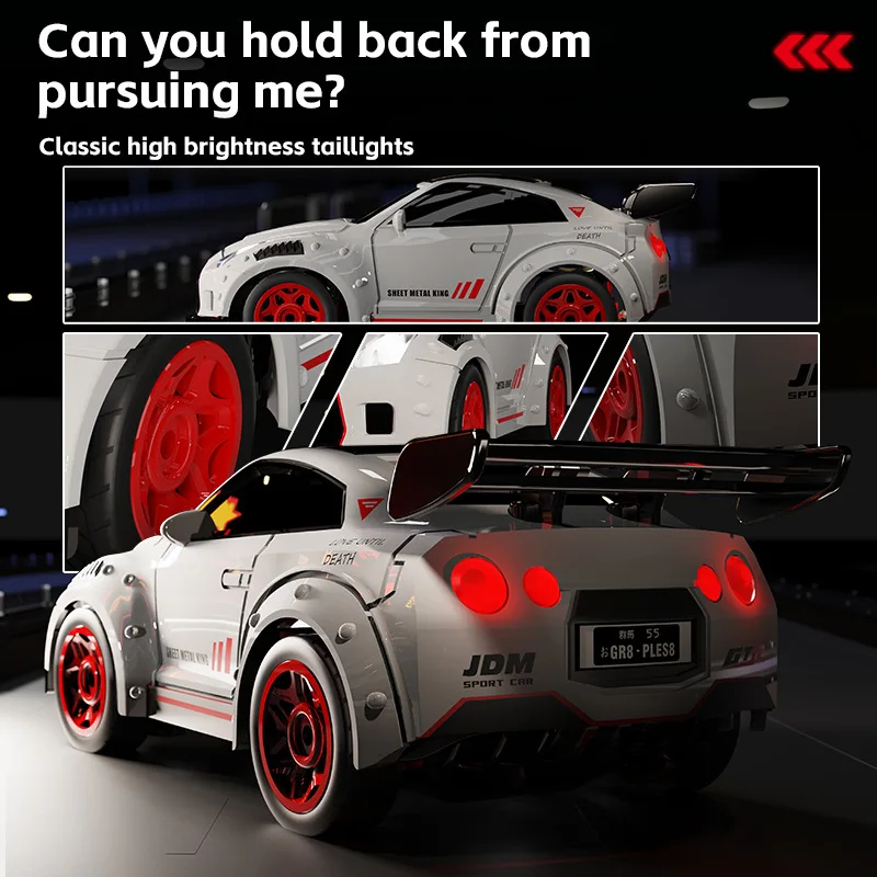 신제품 RC 무선 조종 자동차 1:64 스케일 고속 사륜구동 충전식 시뮬레이션 장난감 어린이용 드리프트 모델