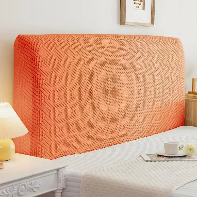 Fully Wrapped Dustproof Bedhead Cover Jacquard Elastic Thickened European Style Dust Covers Soft Anti Slip Bedroom Bedclothes