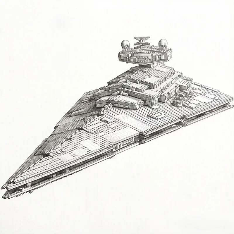

4784 Pcs UCS Imperial Destroyer Display Building Blocks Bricks Toy Super Great Ultimate Spacecraft Christmas birthday Gifts