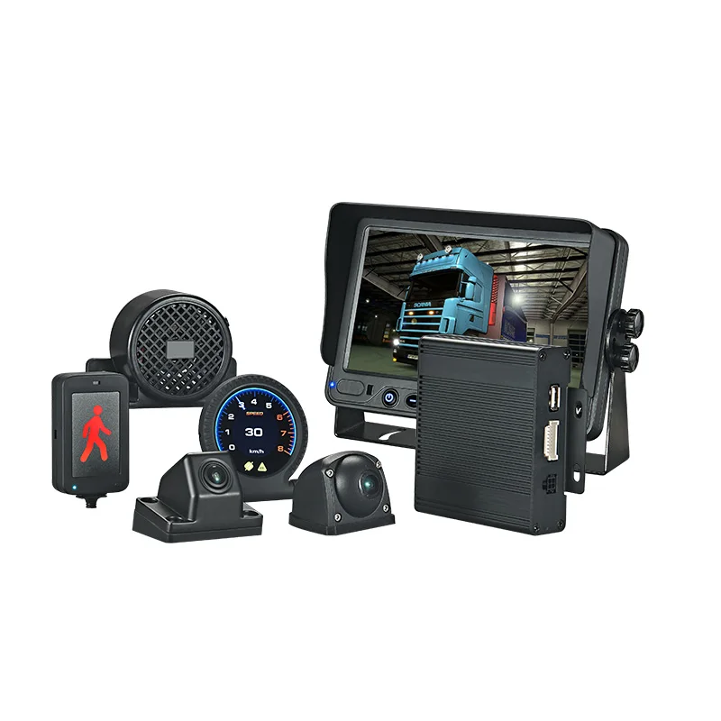 

AI Active Blind Spot Detection System for Vehicle and Pedestrian Truck DVR Screen Monito Camera Safety Driving Monitoring