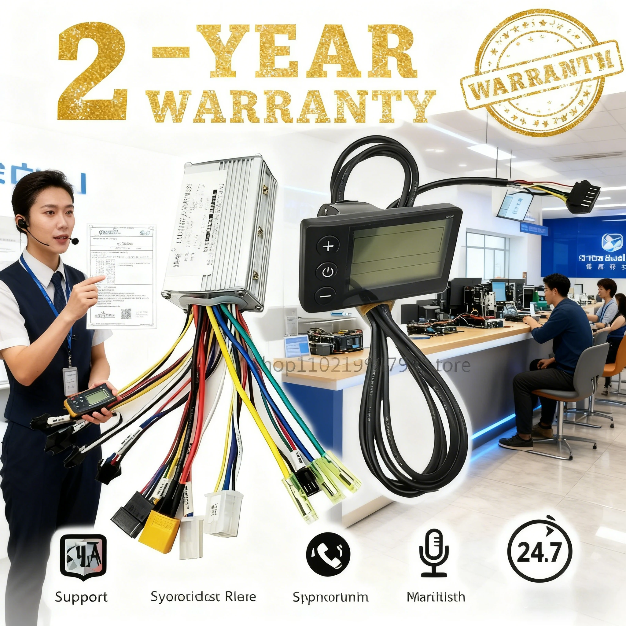 

24V 36V 48V 350W 250W MAX20A E-bike/Electric Scooter Brushless Controller S866 LCD Display for Electric Bike Bicycle