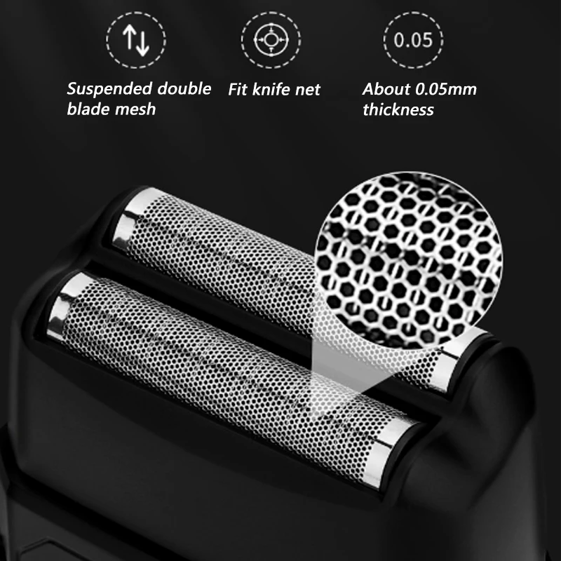 Men's Electric Shaver Reciprocating Razor 2&3 Blade Floating Shaving Beard Trimmer USB Charge LCD Display Haircuts Are Available