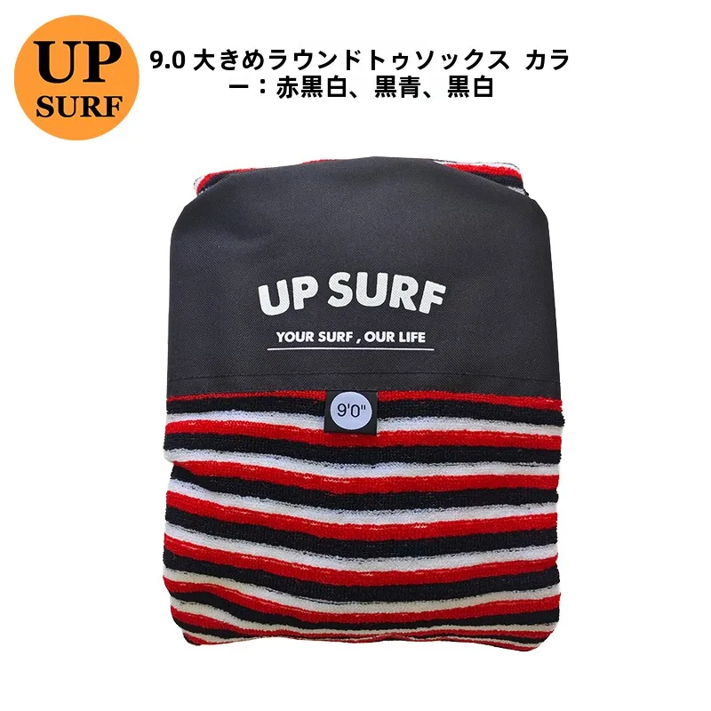 uppersurf-surf-accories-90-housse-de-protection-pour-planche-de-surf-a-tete-ronde-grande-taille-en-polyester-raye-pour-le-camping-en-exterieur