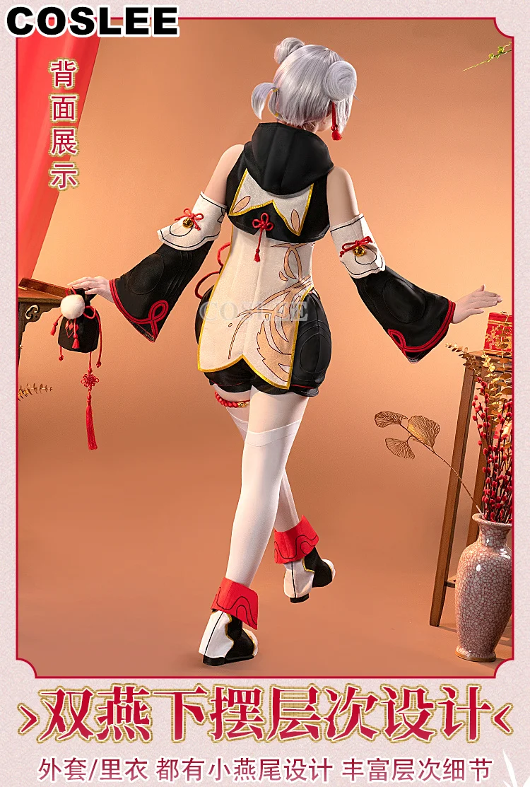 COSLEE Theresa Apocalypse Cosplay Honkai Impact 3rd Costume Sugar Lotus Root Boy Game Suit Uniform Dress Halloween Party Outfit