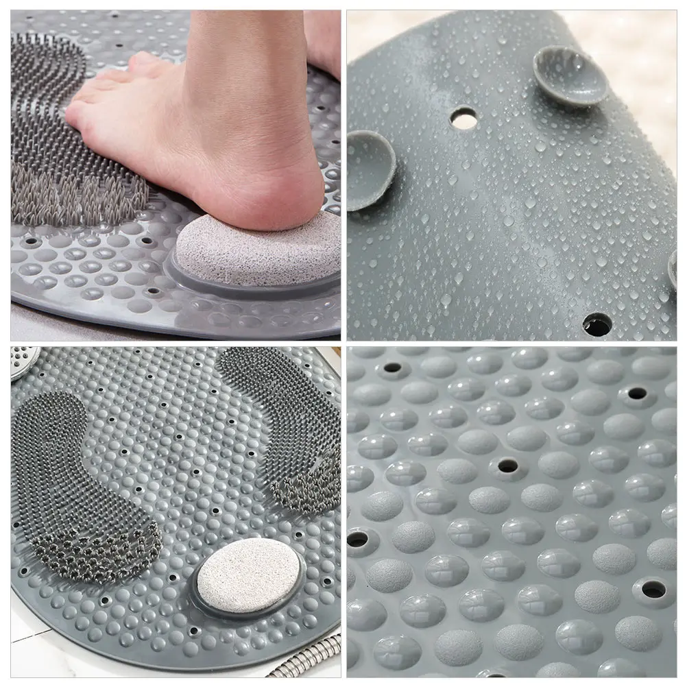 

Anti-slip Massage Foot Pad Suction Cup Mat Bathroom Mats Non-slip Floor Pvc Toilet Ground