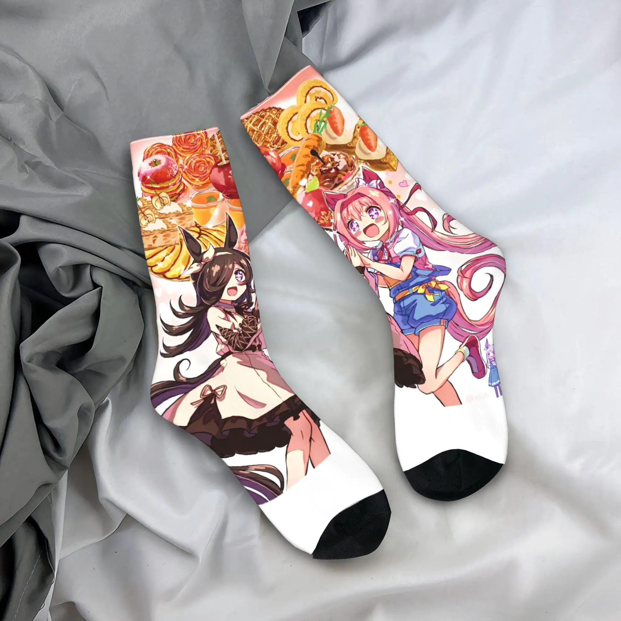 

Uma Musume Socks Fashion Stockings Winter Non Slip Men Socks Breathable Design Outdoor Sports Socks