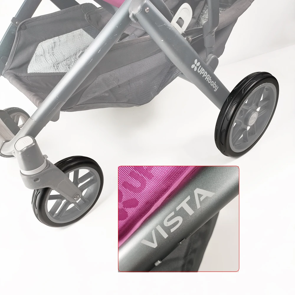 

Uppababy Vista Wheel Tire For V1/ V2 Front Or Back One PU Tubeless Wheel Casing Custom Tyre Cover Baby Buggy Accessories