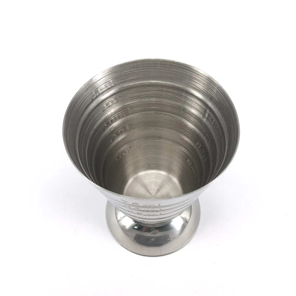 

Mixing Cup Multi-purpose Measuring Shot Stainless Steel Portable Ounce Jigger Bar Compact