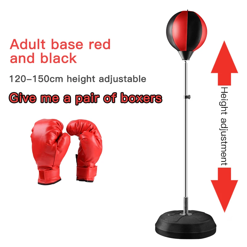 

Adjustable Vertical boxing ball Boxing Punch Children's boxing punching bag gloves tumbler vertical training