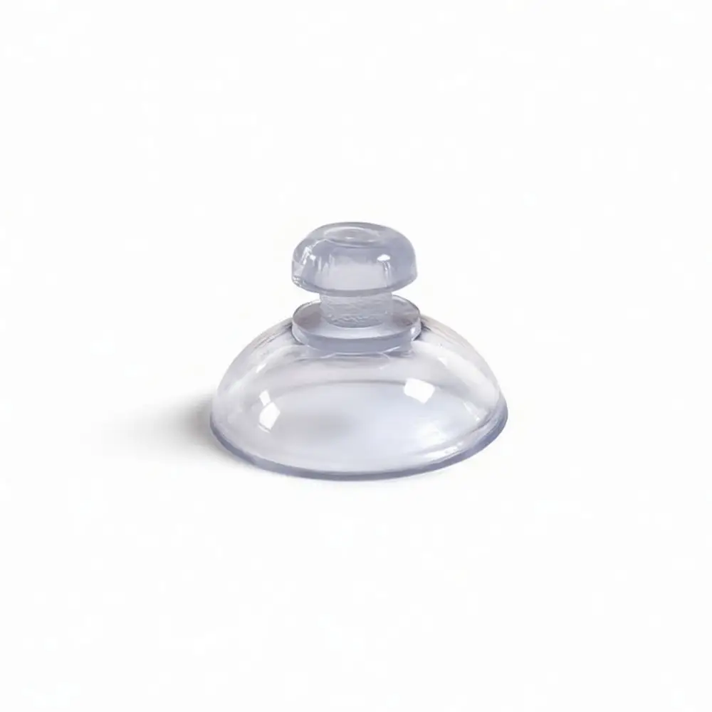 Waterproof Mushroom Shape Vacuum Sucker Transparent PVC Mount For Smooth Surface Attachment Glass Toy Accessory