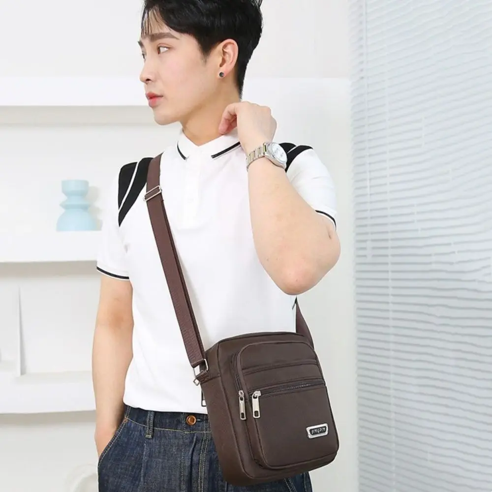 Sac à Main en Nylon pour Homme, à Bandoulière, Sacoche pour Garçon, Nouvelle Collection