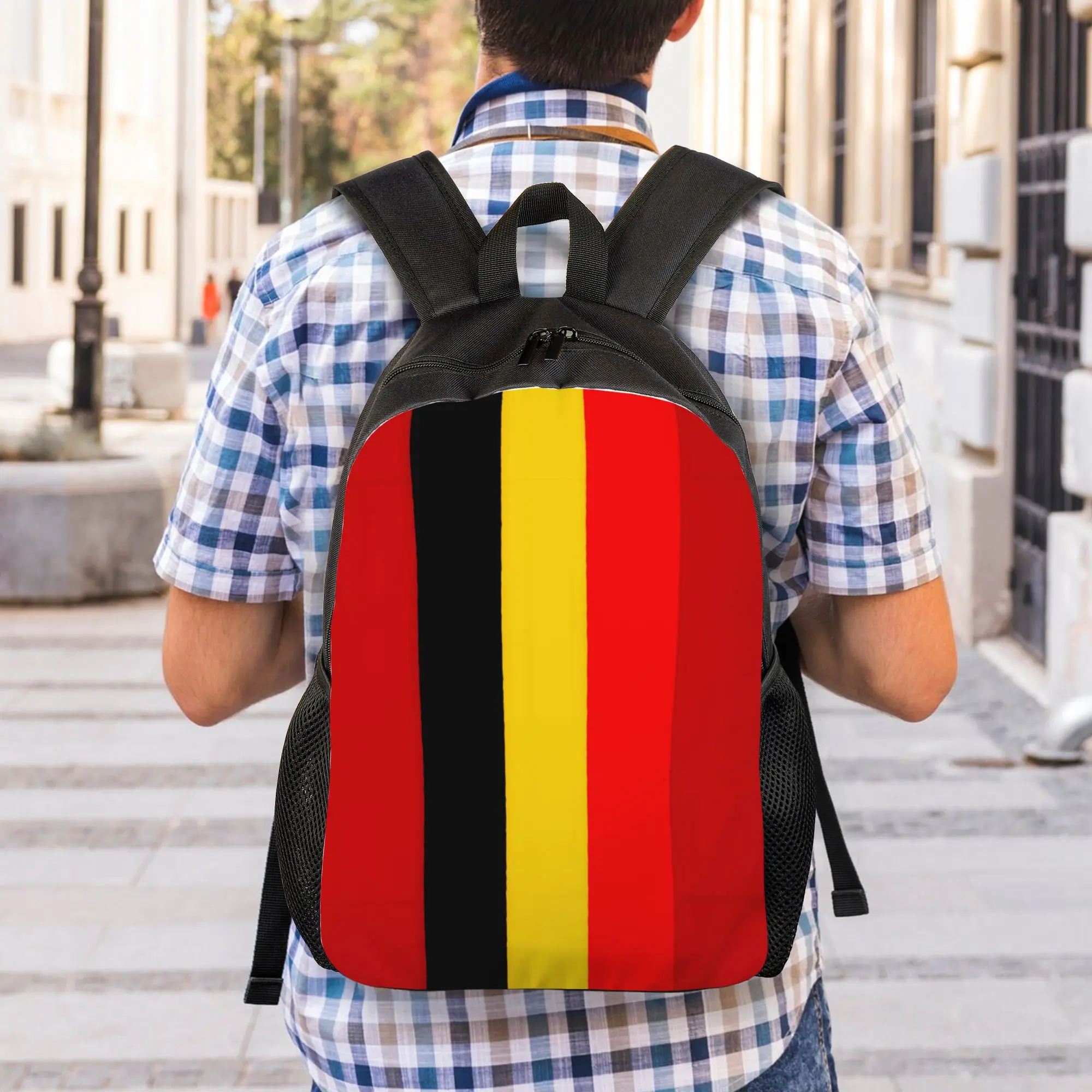 Back to school season Adjustable Strap Soccer Football Fan Merch 35 Handbag  Unisex Rucksack Backpack