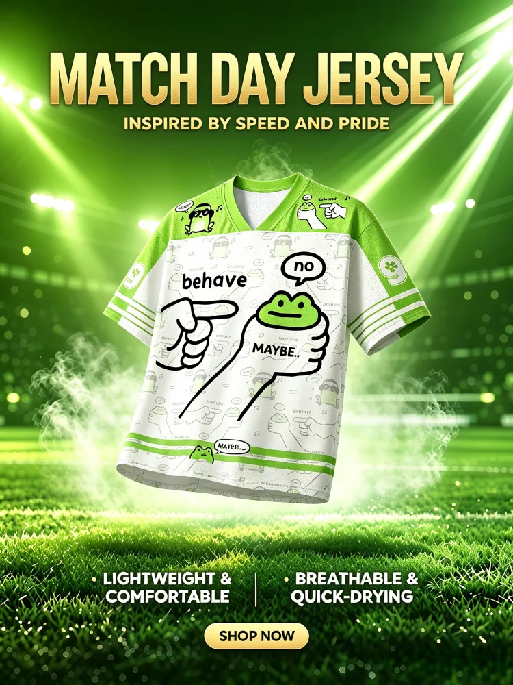 2026 New Japanese Dishonest Frog 3D Print Jersey Men Women Summer Sports  T-shirt Breathable Quick Drying Street-wear Clothing