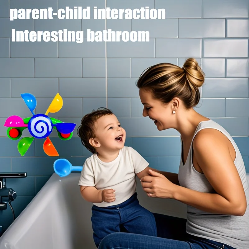 カラフルな風車は、バスルームでも屋外でも遊ぶのに適しています。 魅力的なおもちゃで、18か月以上の方へのギフトに最適です。