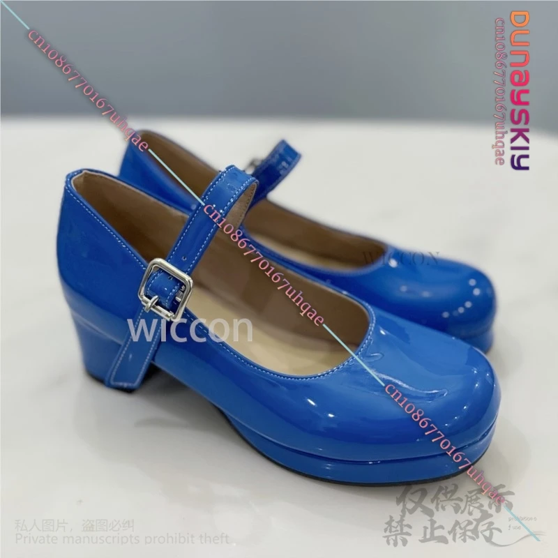 アニメメタゲーム MiSide コスプレ Mita 衣装 Мита 衣装女性の女の子ショートヒールメアリージェーンズの靴ファッションハロウィンカスタマイズ