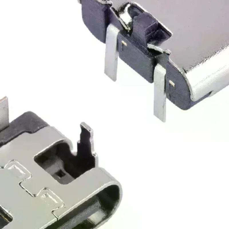 

10Pcs 2 Pin Micro USB Type C Connector Socket USB 3.1 Type-C Female Power Jack Dock For Mobile Phone Charging Port