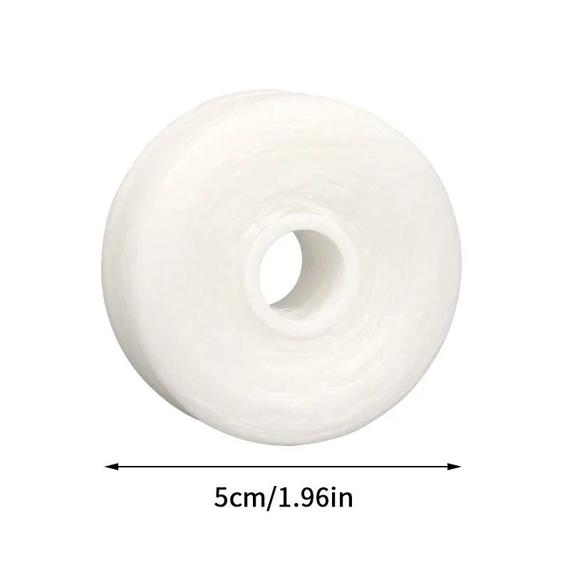 5Rolls Dental Flosser Built-in Spool Wax Mint Flavored Nylon Thread Polyester Thread Multiple Materials Replacement Flat Wire
