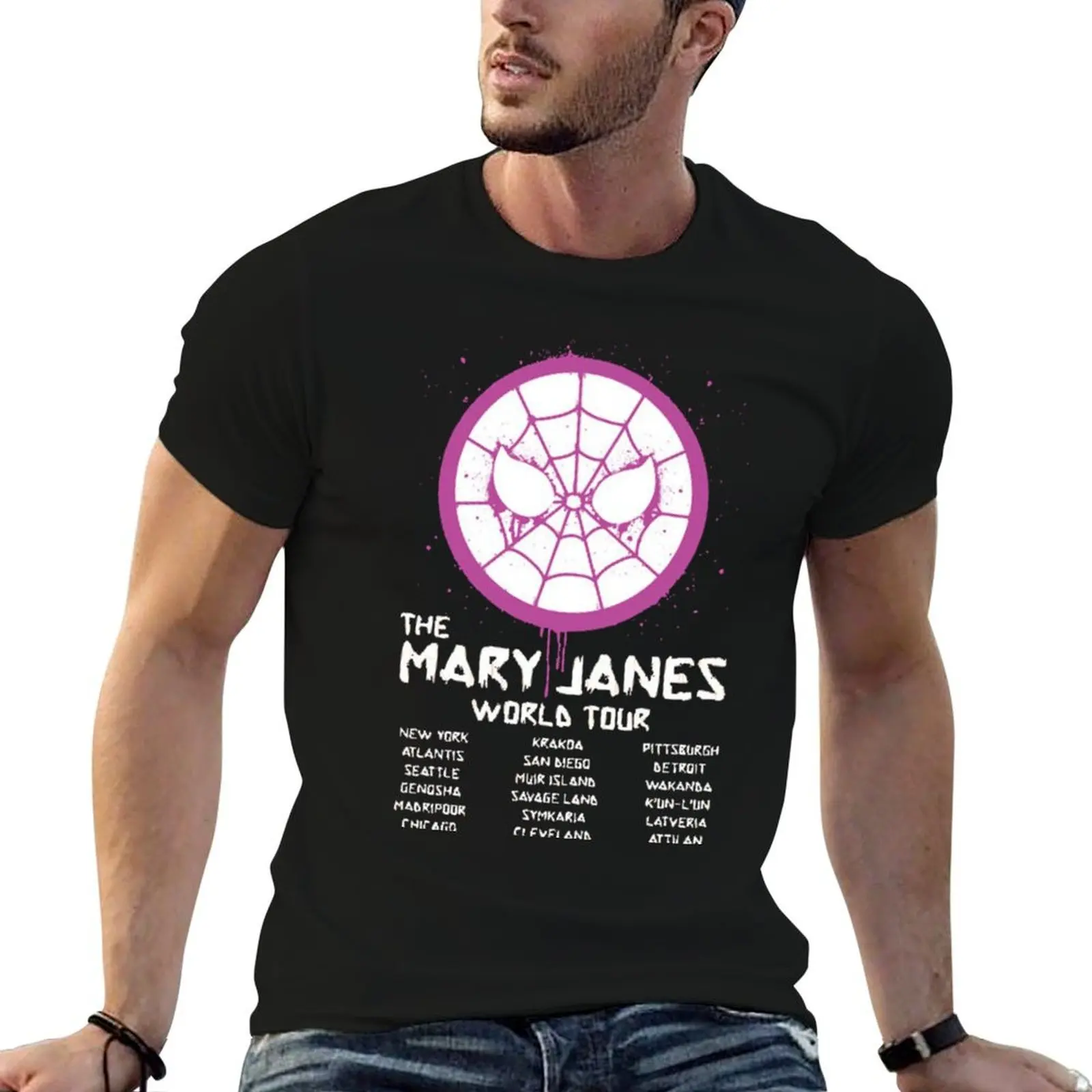 

The Mary Janes World Tour T-Shirt t shirt man luxury t shirt for man 100 percent cotton man t shirt cotton high quality T-shirt