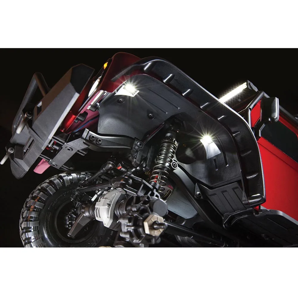 OGRC 1/10 LED 락 라이트 8가지 조명 모드 TRX4 브론코/스포츠/1979 포드/TRX-6 트럭 RC 크롤러 자동차 업그레이드 부품 호환