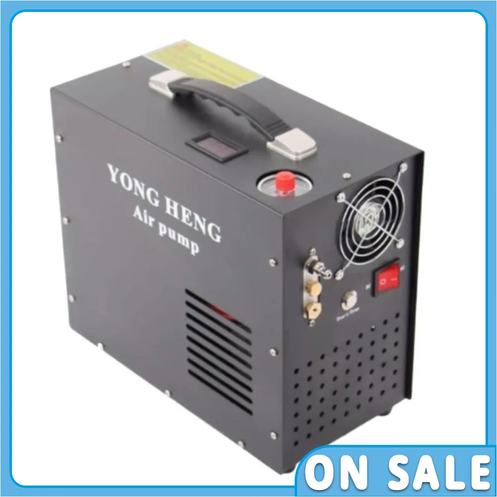 YONG HENG 4500Psi 30Mbar Portable PCP Air Compressor Pump 12VDC/110V/220V High Pressure Air Pump 30mpa