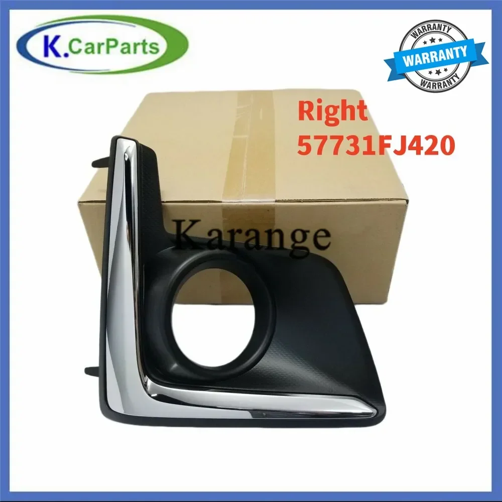 

Front Fog Lamp Cover For Subaru XV Crosstrek 16-17 Front Driving Fog Light Decorativ Trim Foglamp Bezel Hood 57731-FJ430