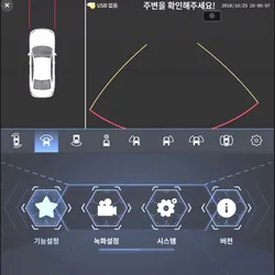 Car 360 camera bird's-eye view system supports Korean language AHD HDMI VGA high definition 1080p output