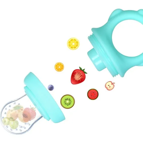 Buyfun alimentatore per alimenti per bambini alimentatore per frutta fresca in Silicone