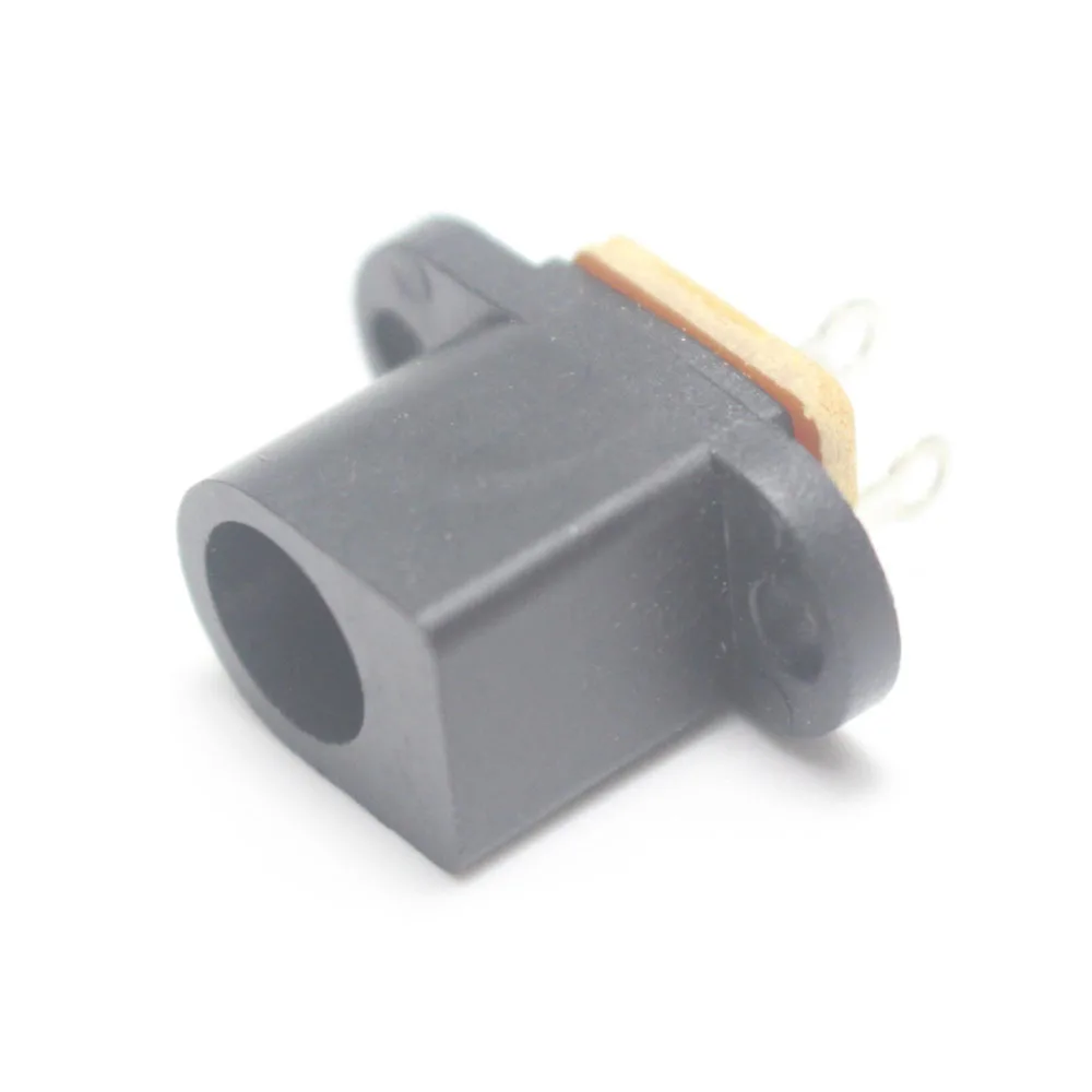 5PCS DC-017 5.5*2.1mm DC Female Power Socket With Ear Screw Hole DC Socket Adapter Connector Jack