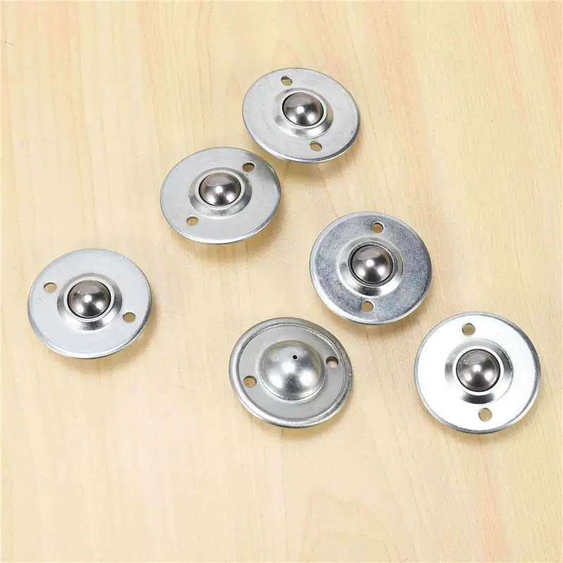 ABKS-24Pcs CY-16B 5/8-Inch Bearing Steel Roller Ball Flange Conveyor Transfer Unit