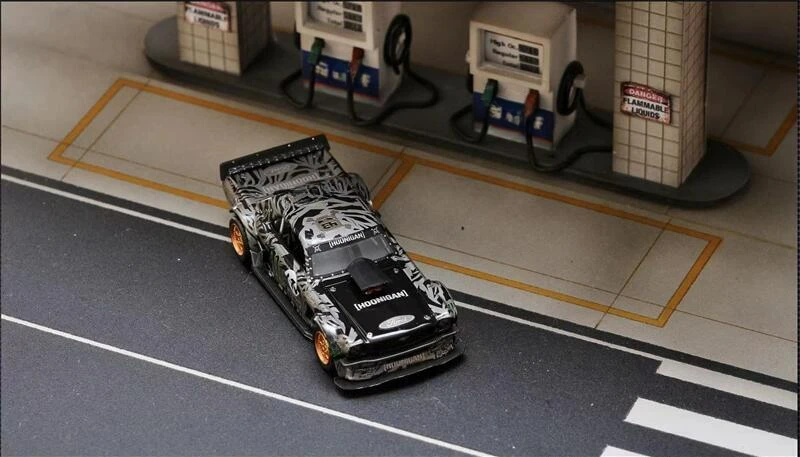 SW 1:64 1965 Mustang RTR Los Angeles Ken block Diecast Model Car