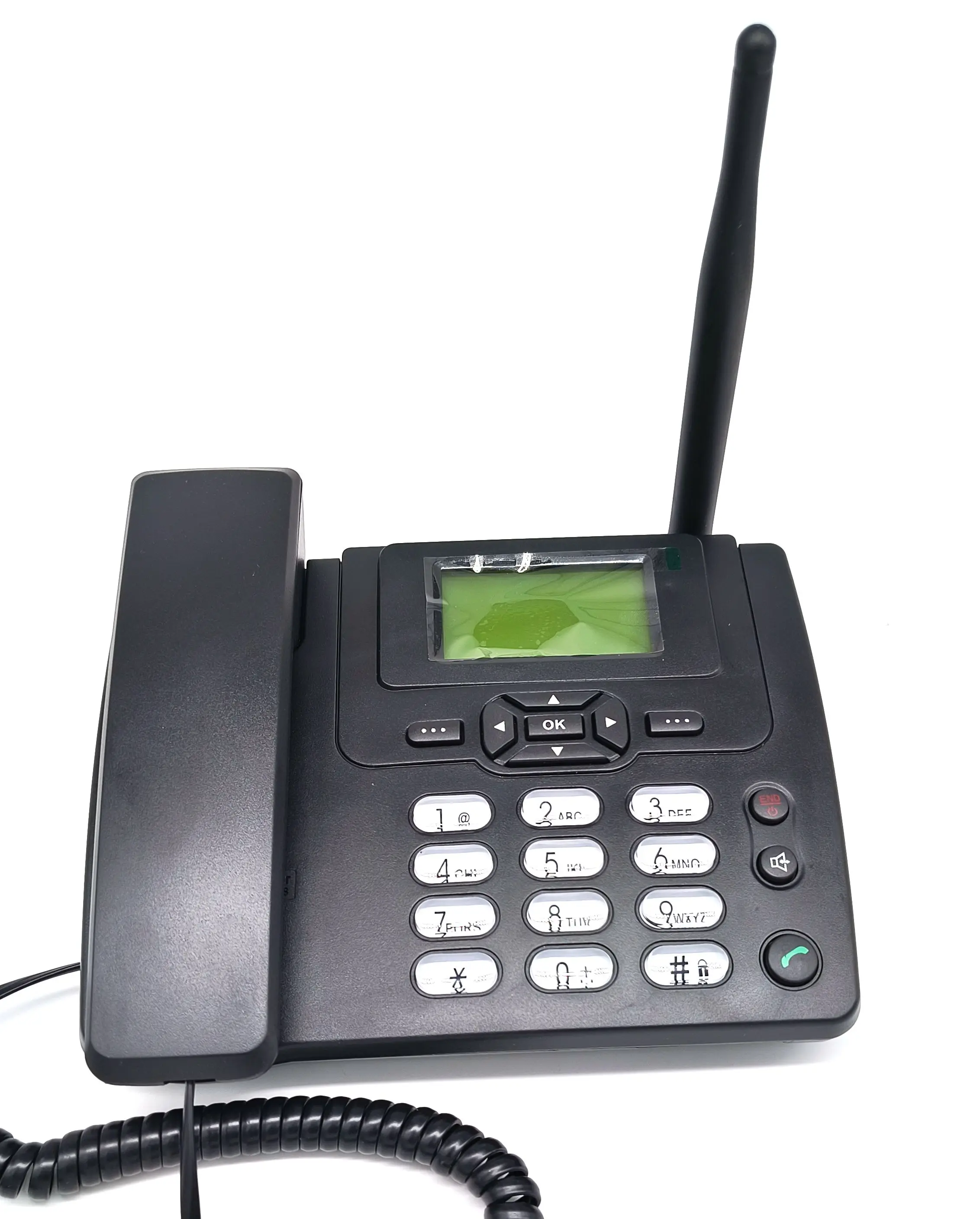 GSM Cordless Telephone Landine GSM Fixed Wireless Desktop Phone with FM/1sim ETS3125i