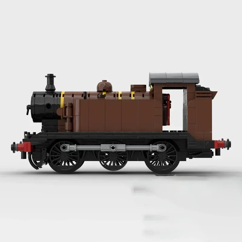 Popular Anime Train Model MOC Building Bricks 0-6-0 Railway Engine Modular Technology Gifts Holiday Assemble Children Toys Suit