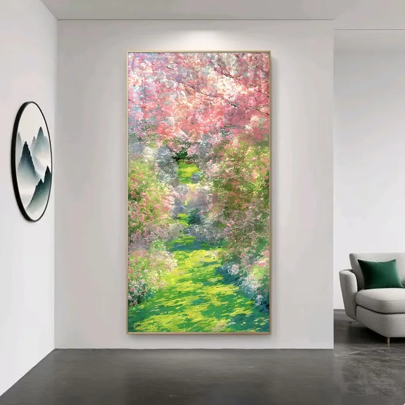 

Living room hanging paintings enamel decorative paintings entrance entrance abstract high-end murals