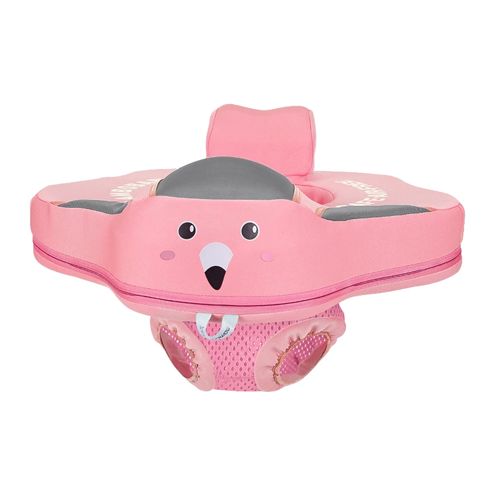 Mambobaby B504 Assento de piscina para bebês não inflável, anel de natação de verão com assento de segurança para bebês de 4 a 24 meses