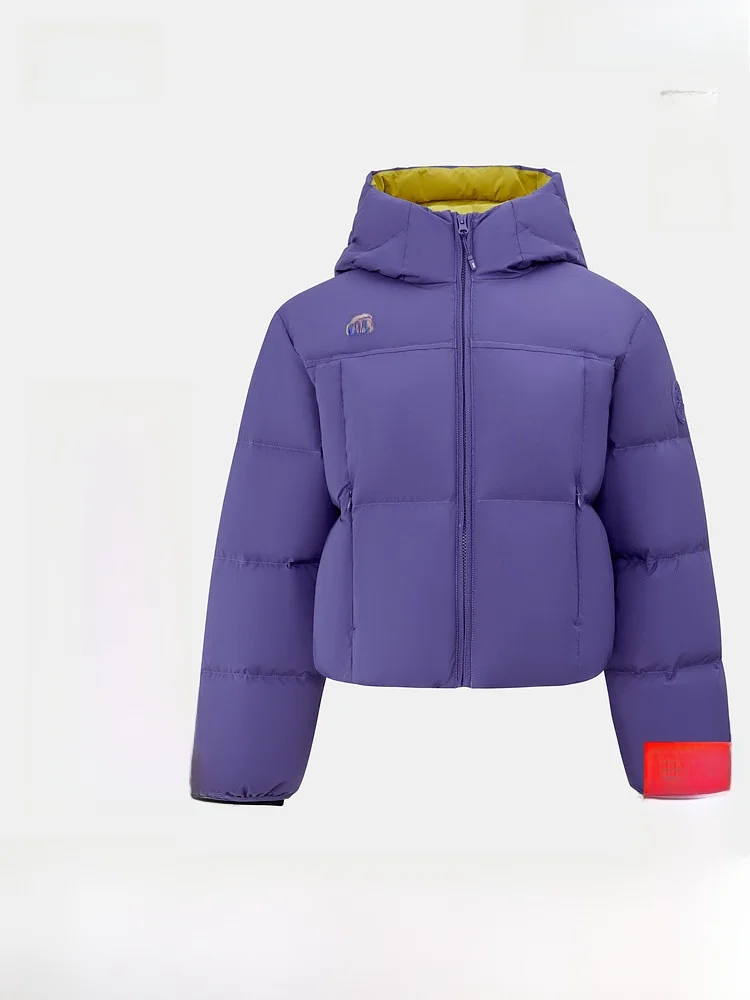 

Snow Flng Spring 2025 Women's ort Casual Spor down Jaet Faionable Multicolor Urban Leisure Commute Travel Warmth