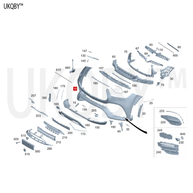 المصد الأمامي المزخرف أ 1678855203 أ 1678855103 #2