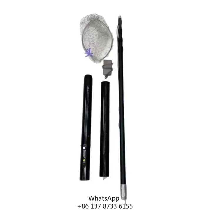2026 NEW 4.2m 9000W Aluminum Alloy Ultra-light Portable Foldable Hand Net Electric Automatic Telescopic Fishing Net